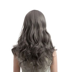 Long Layered Gray Blonde Hairstyle
